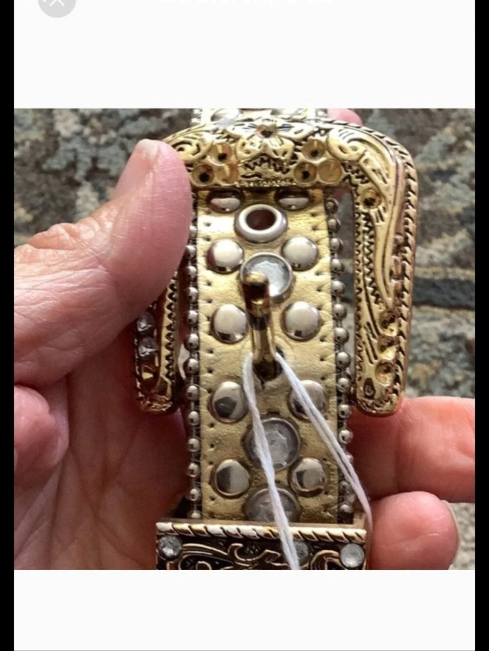 Gold Belt With Stones SM30